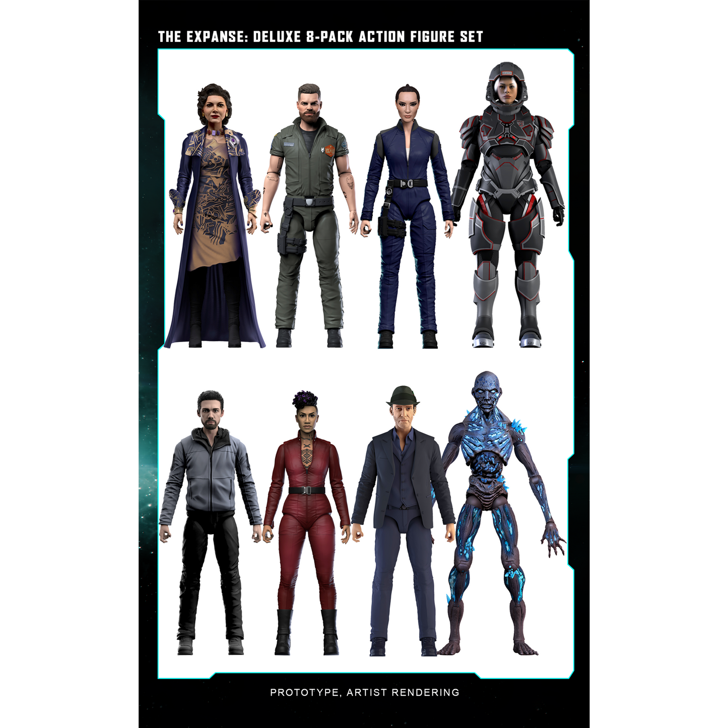 THE EXPANSE - Paquete de 8 figuras de acción