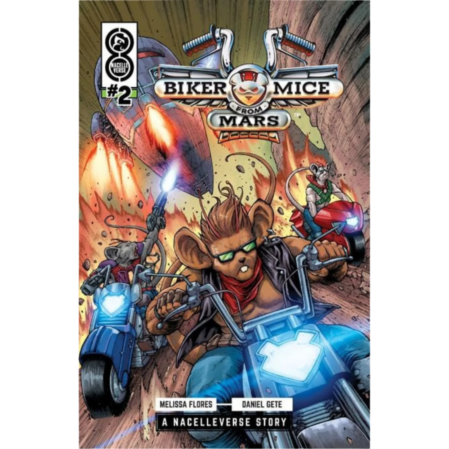 Biker Mice From Mars (2025) #2 Comic Book - Cover D by Daniel Gete (1:20) Variant
