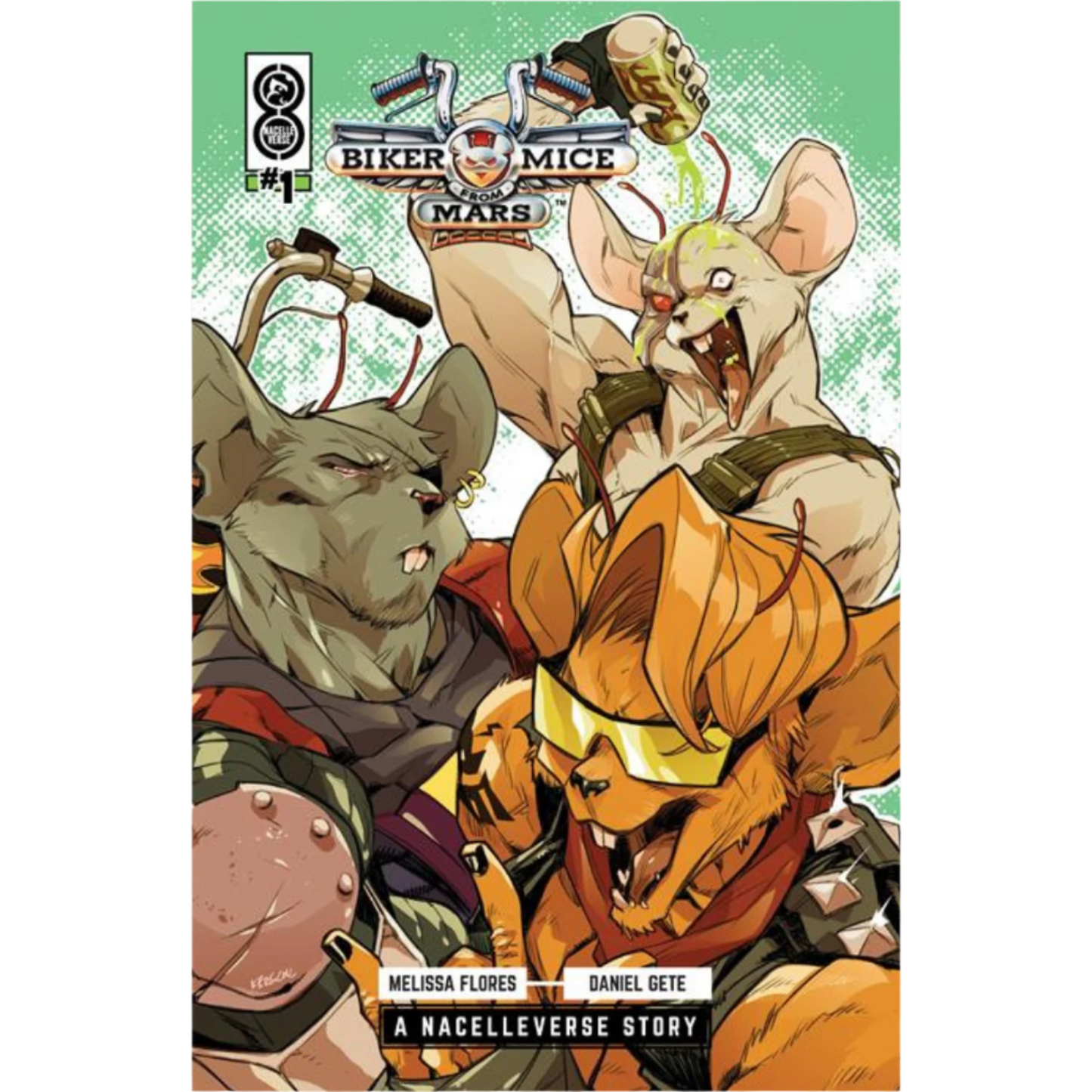 Biker Mice From Mars (2025) #1 Comic Book - Cover B by Karl Kerschl