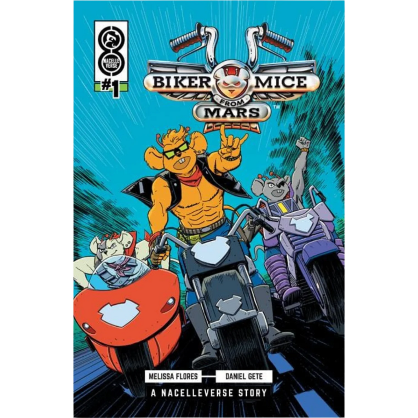 Biker Mice From Mars (2025) #1 Comic Book - Cover G - by Kano (1:20) Variant
