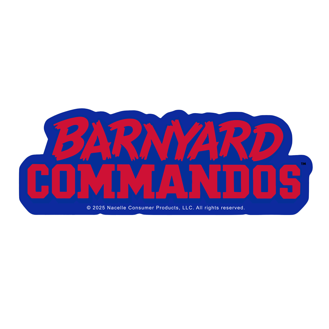 Barnyard Commandos logotyp klistermärke