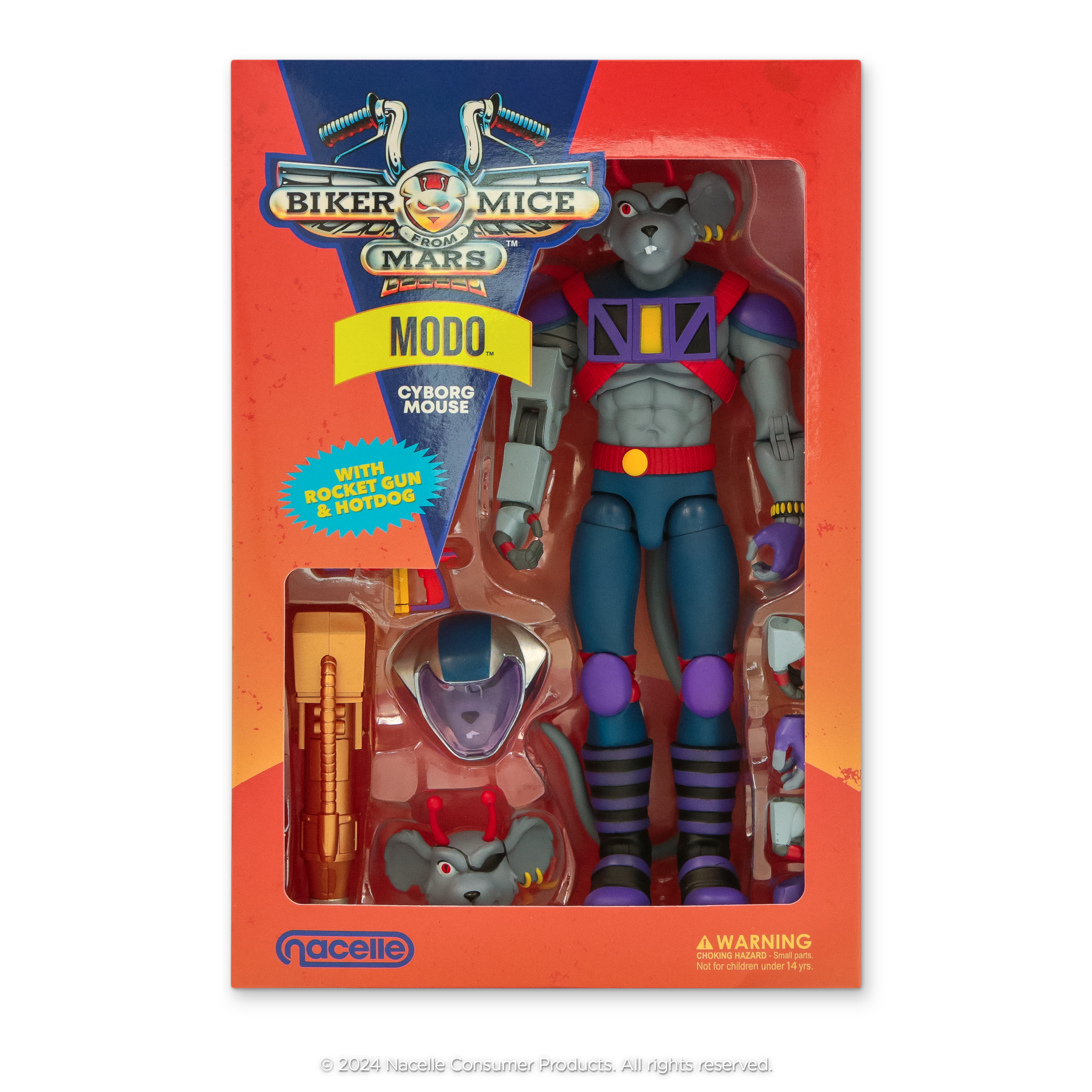 Commando Modo Biker Mice Galoob 1993 Commando Modo Biker Mice Galoob 1993