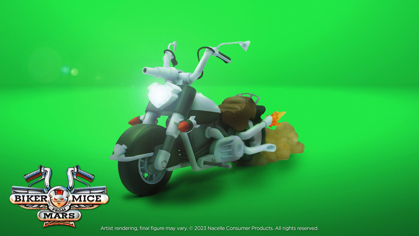 Ratones motociclistas de Marte: la monstruosa moto marciana de Throttle