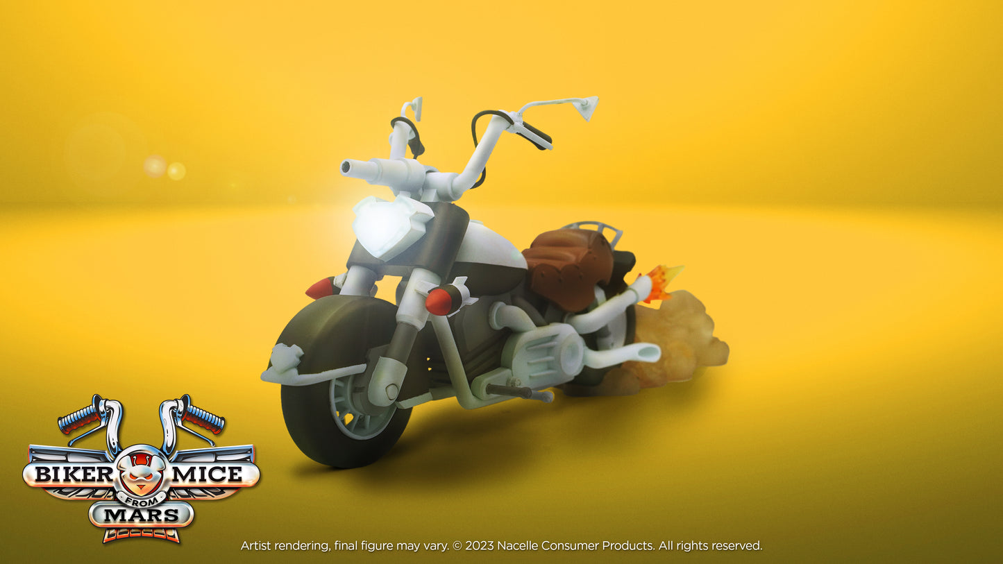 Ratones motociclistas de Marte: la monstruosa moto marciana de Throttle