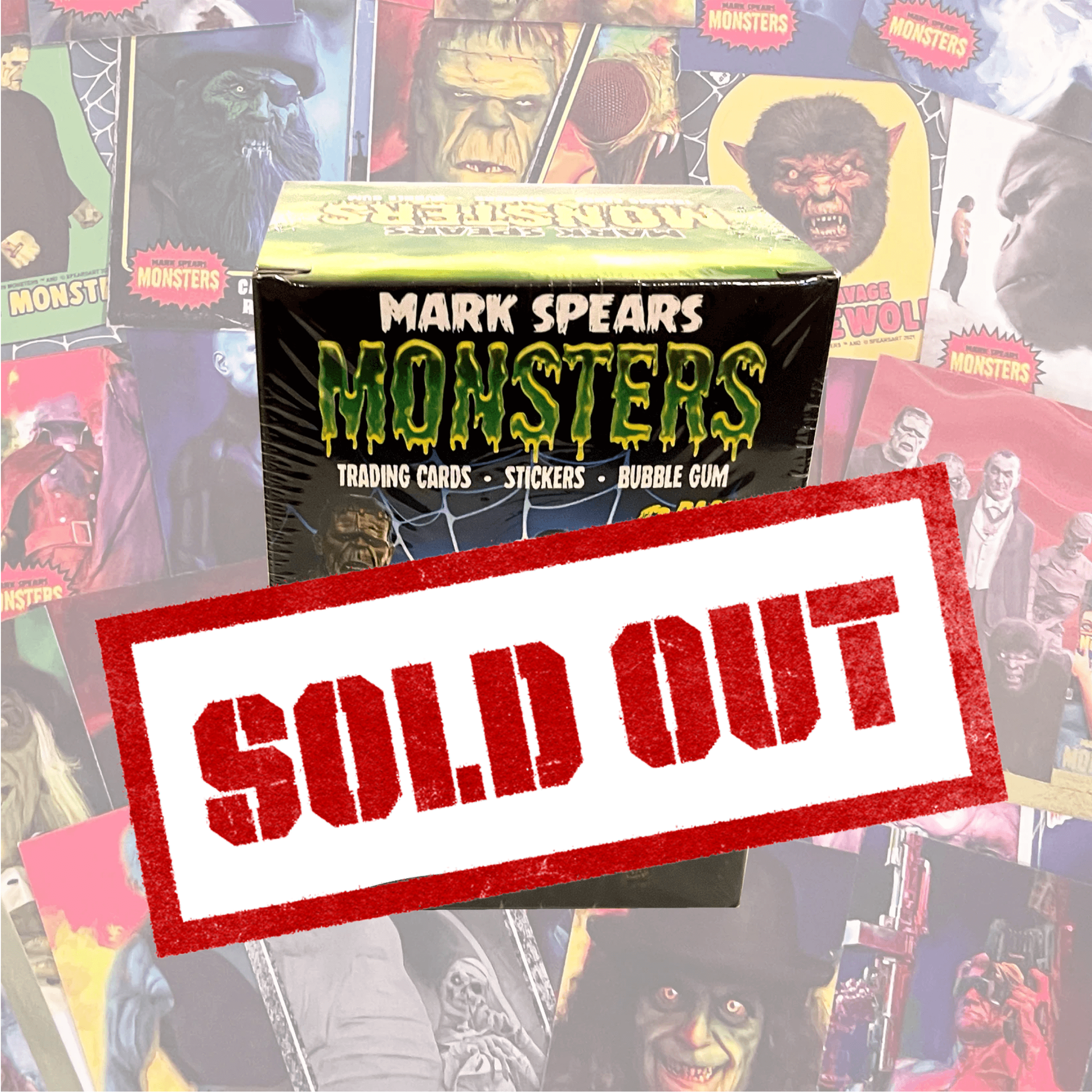 Mark Spears Monsters Trading Cards | Blaster Box – The Nacelle Company