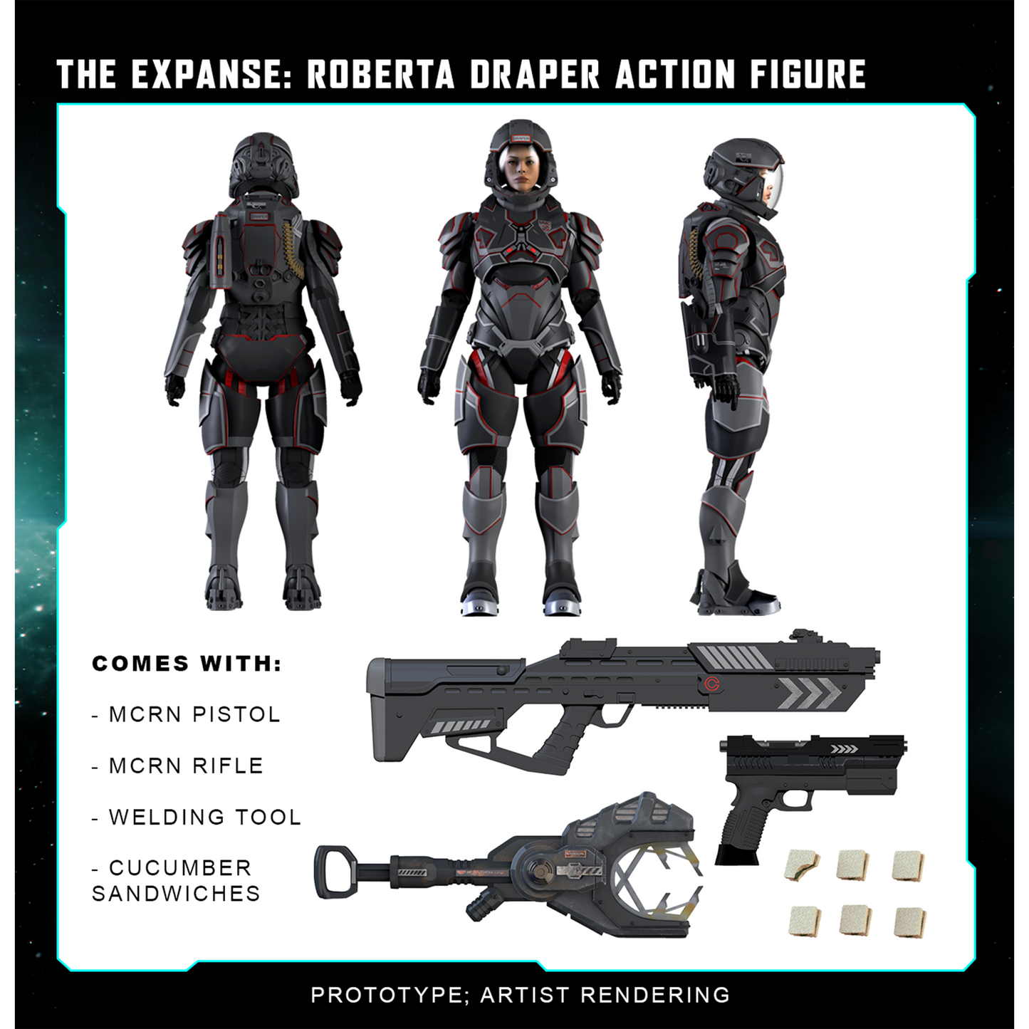 THE EXPANSE - Paquete de 8 figuras de acción