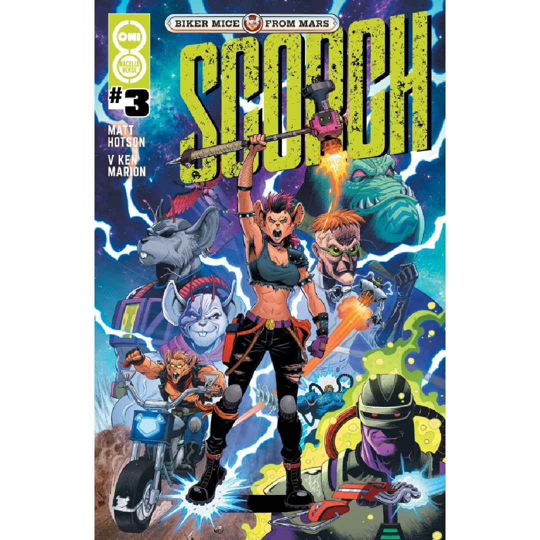 Biker Mice from Mars: Scorch #3 Cover B By Jordi Tarragona