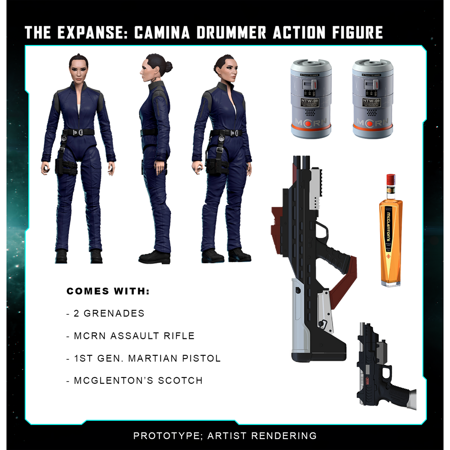 THE EXPANSE - Figura de acción de Camina Drummer