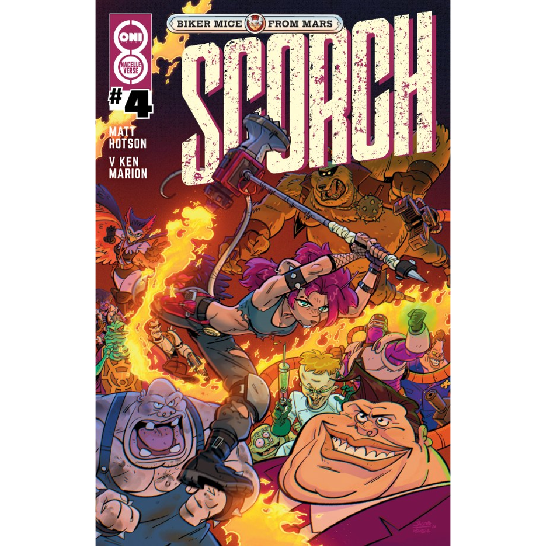 Biker Mice from Mars: Scorch #4 Cover B By Jacob Perez