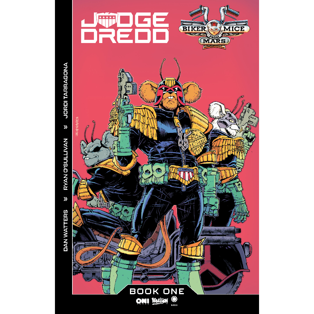 Judge Dredd/Biker Mice from Mars #1 Cover C by Andrew Krahnke