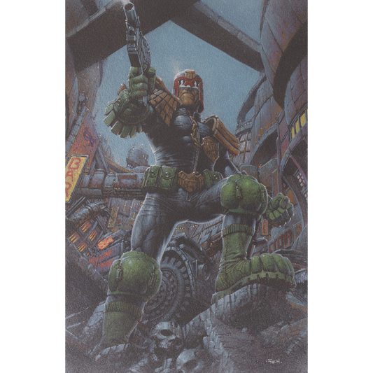 Judge Dredd/Biker Mice from Mars #1 Cover F Foil Variant by David Finch
