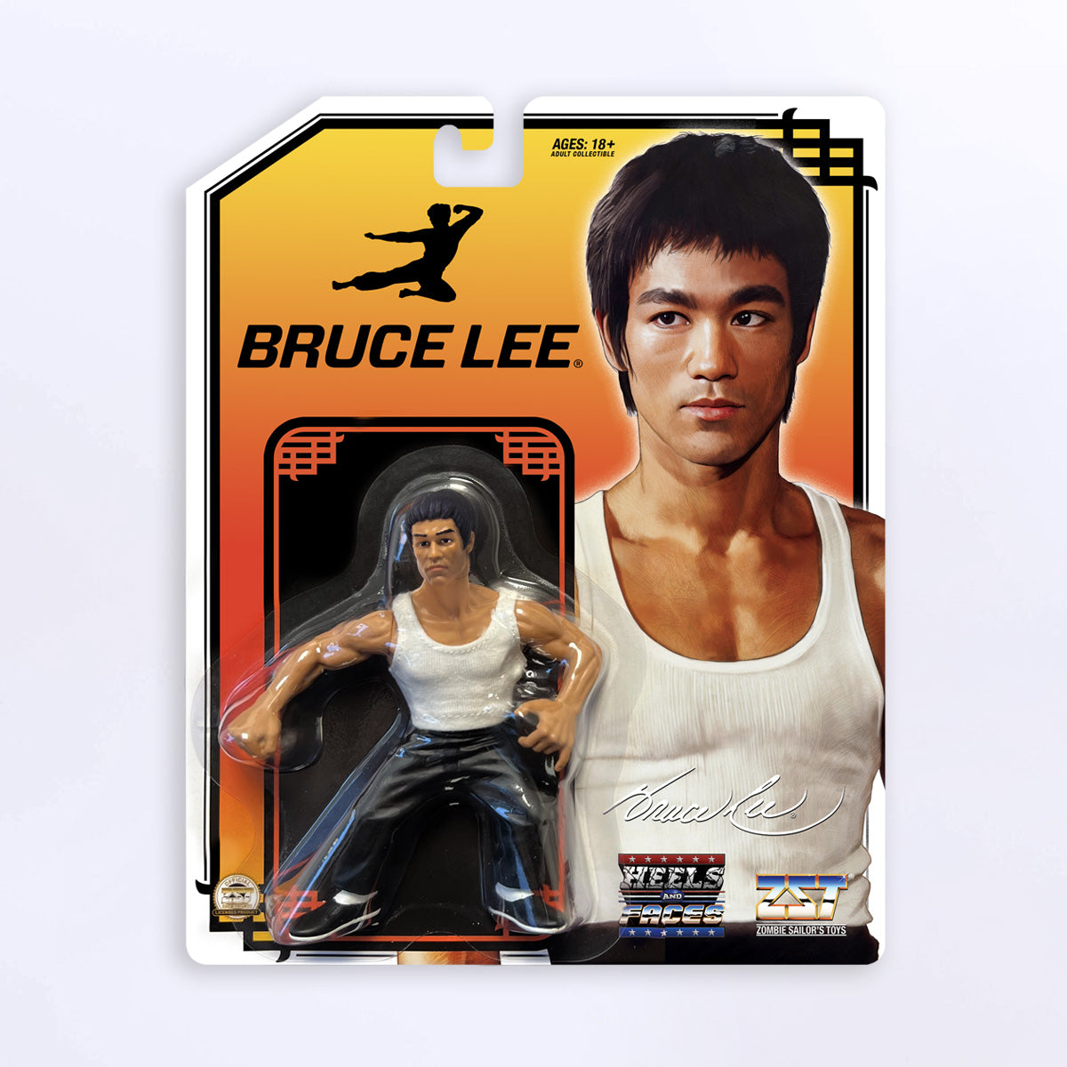 Zombie Sailor's Toys - Bruce Lee (Dragon) White Tank Top – The