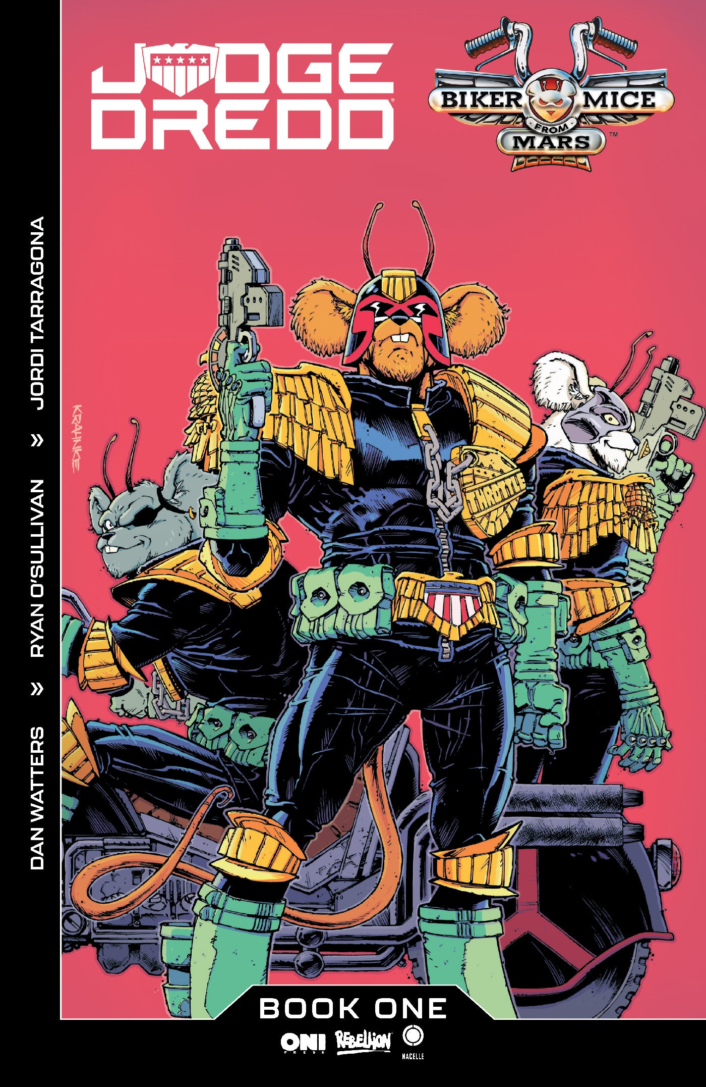 Judge Dredd x Biker Mice From Mars | Throttle's Martian Lawmonster Bike & Comic Book Bundle