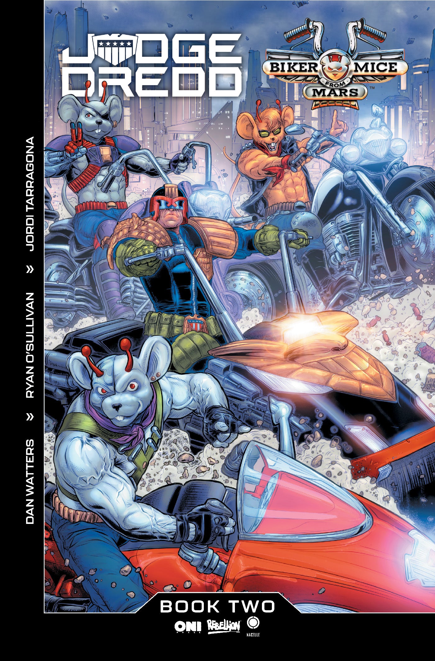 Judge Dredd x Biker Mice From Mars | Throttle's Martian Lawmonster Bike & Comic Book Bundle