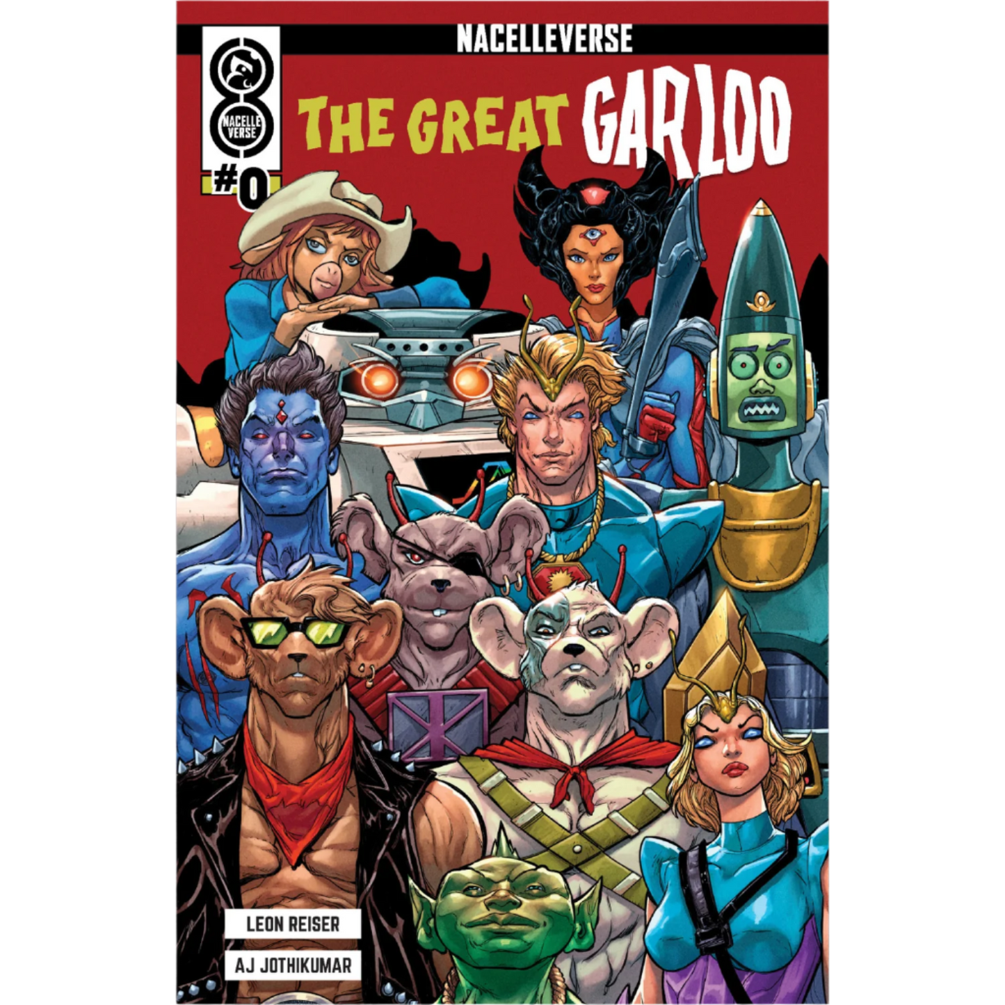 Nacelleverse: El Gran Garloo #0 - Portada B de Adam Pollina