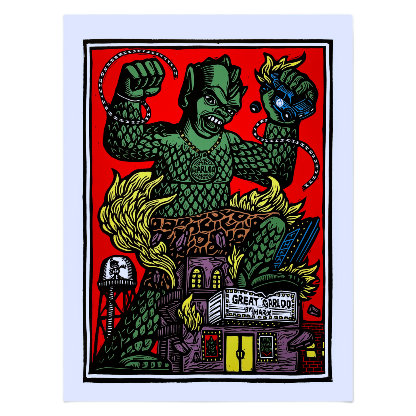 The Great Garloo by Brian Reedy Screen Print Poster