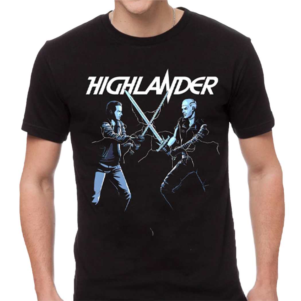 Camiseta Highlander: Showdown - Negra
