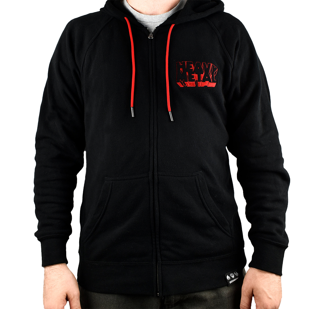 Heavy Metal 'Planet' Zip-Up Hooded Sweatshirt