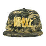 Heavy Metal Logo Camoflauge Snapback Hat