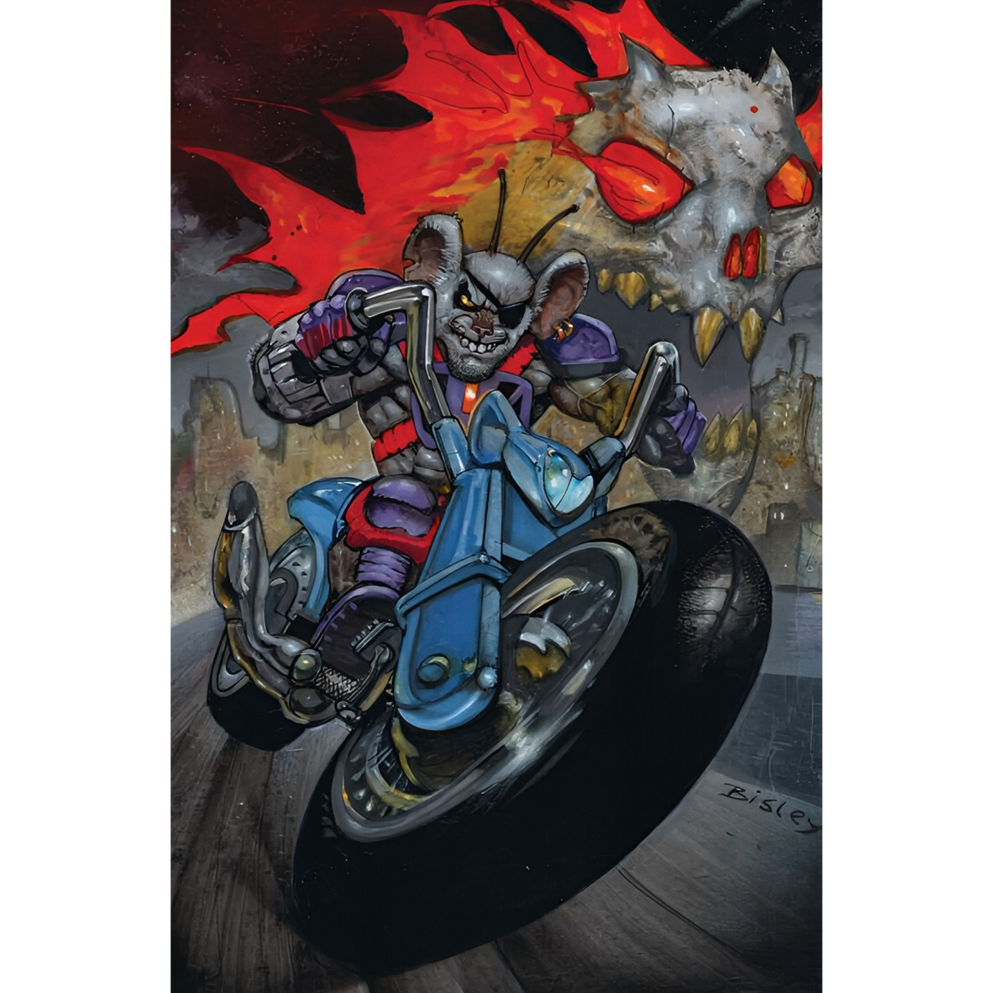 Biker Mice From Mars (2025) #5 Comic Book - Cover E by Simon Bisley (1:20) Variant