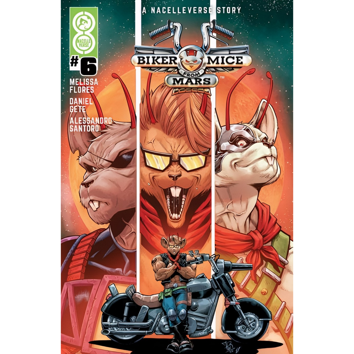 Biker Mice From Mars (2025) #6 Comic Book - Cover C by Jordi Taragona (1:10) Variant