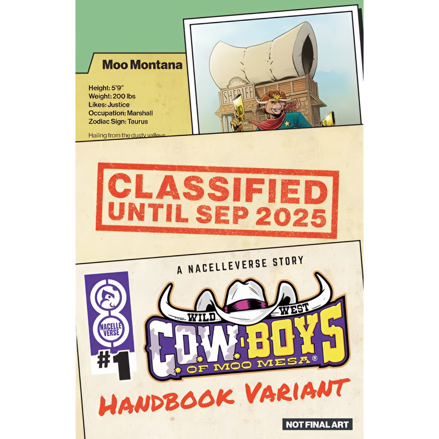 Wild West C.O.W.-Boys of Moo Mesa #1 - Cover D by Gavin Smith Handbook Variant