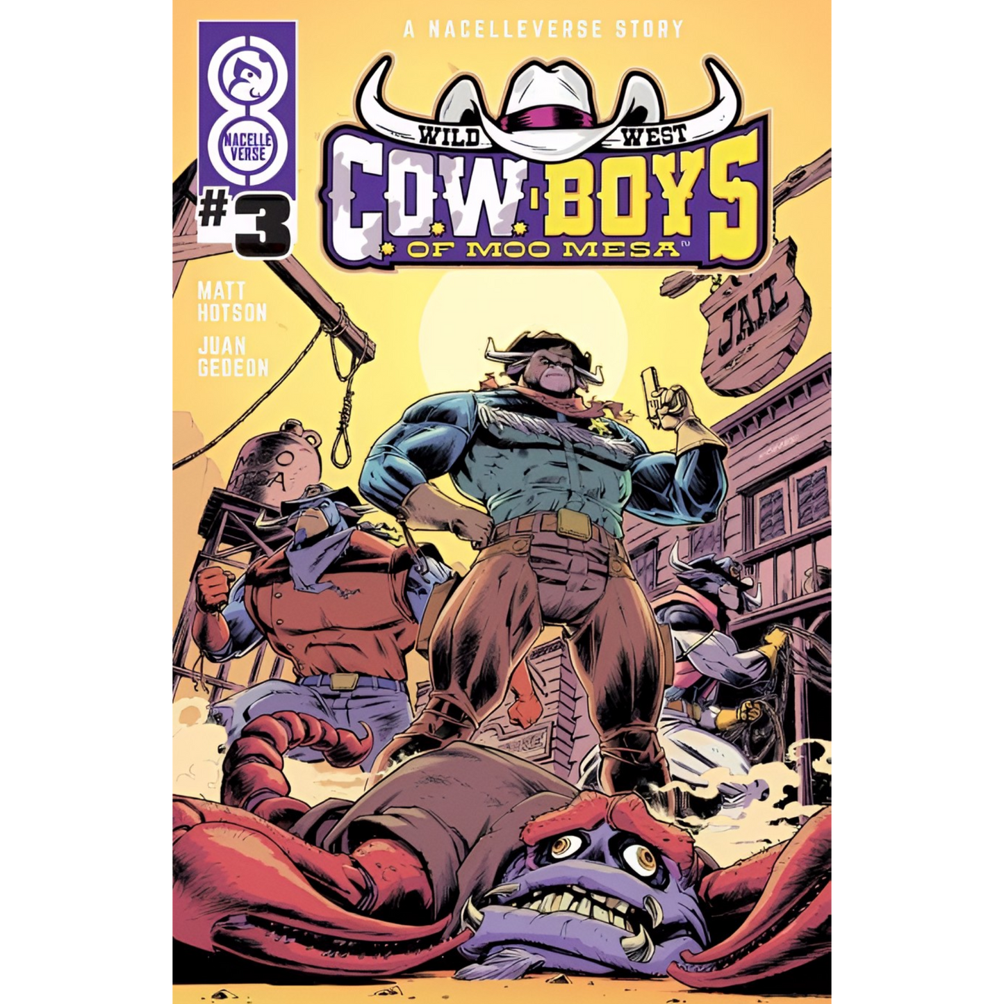 Wild West C.O.W.-Boys of Moo Mesa #3 - Cover B by Andrew Krahnke