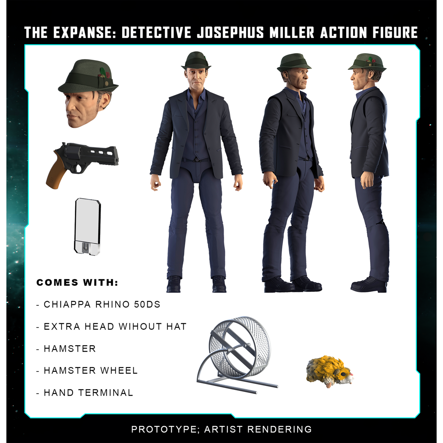 LA EXPANSA - Figura de acción del detective Josephus Miller