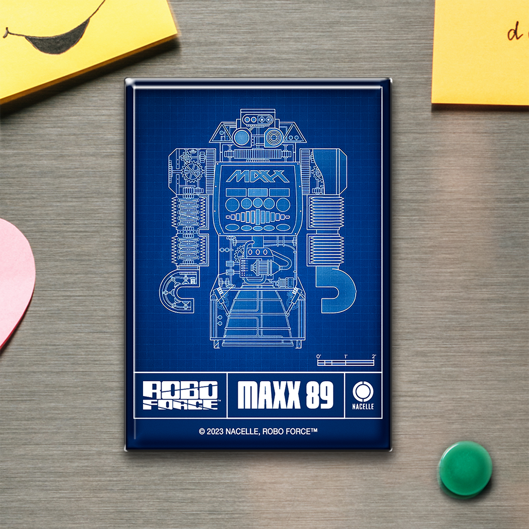 RoboForce - Maxx 89 Blueprint Magnet