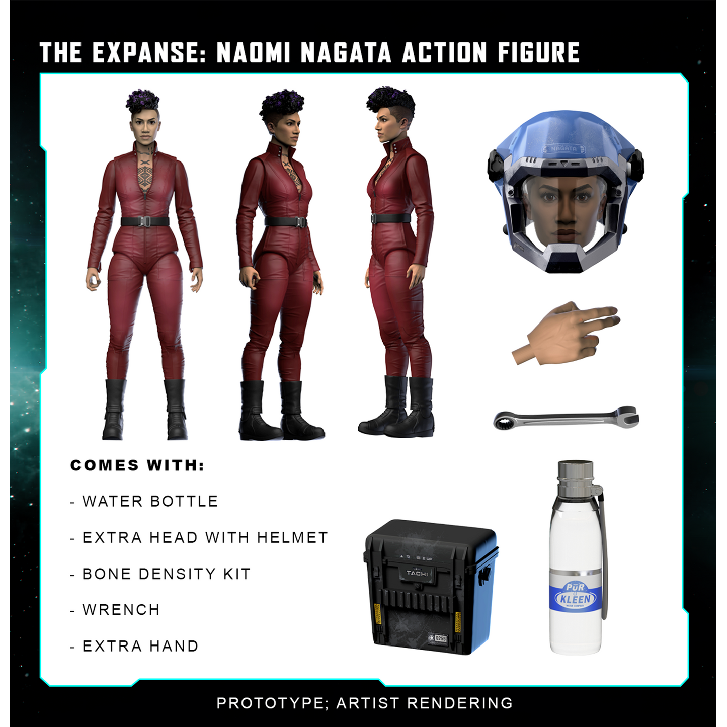 THE EXPANSE - Paquete de 8 figuras de acción