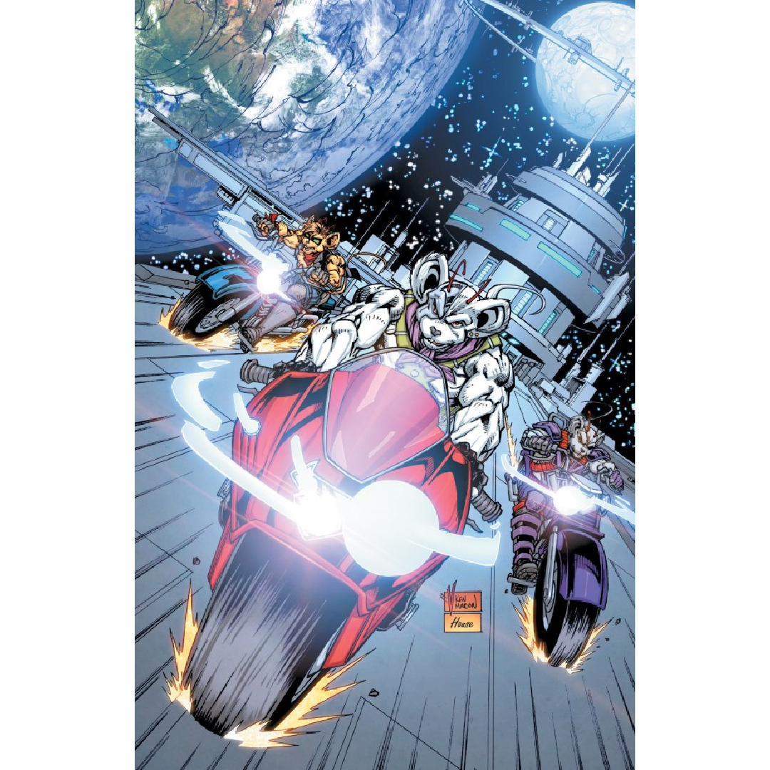 Biker Mice From Mars (2025) #8 Comic Book - Cover D By V. Ken Marion