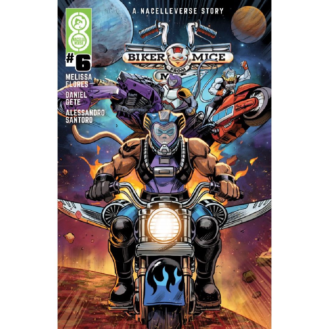 Biker Mice From Mars (2025) #6 Comic Book - Cover A by Patrick Spazianta Handbook Variant
