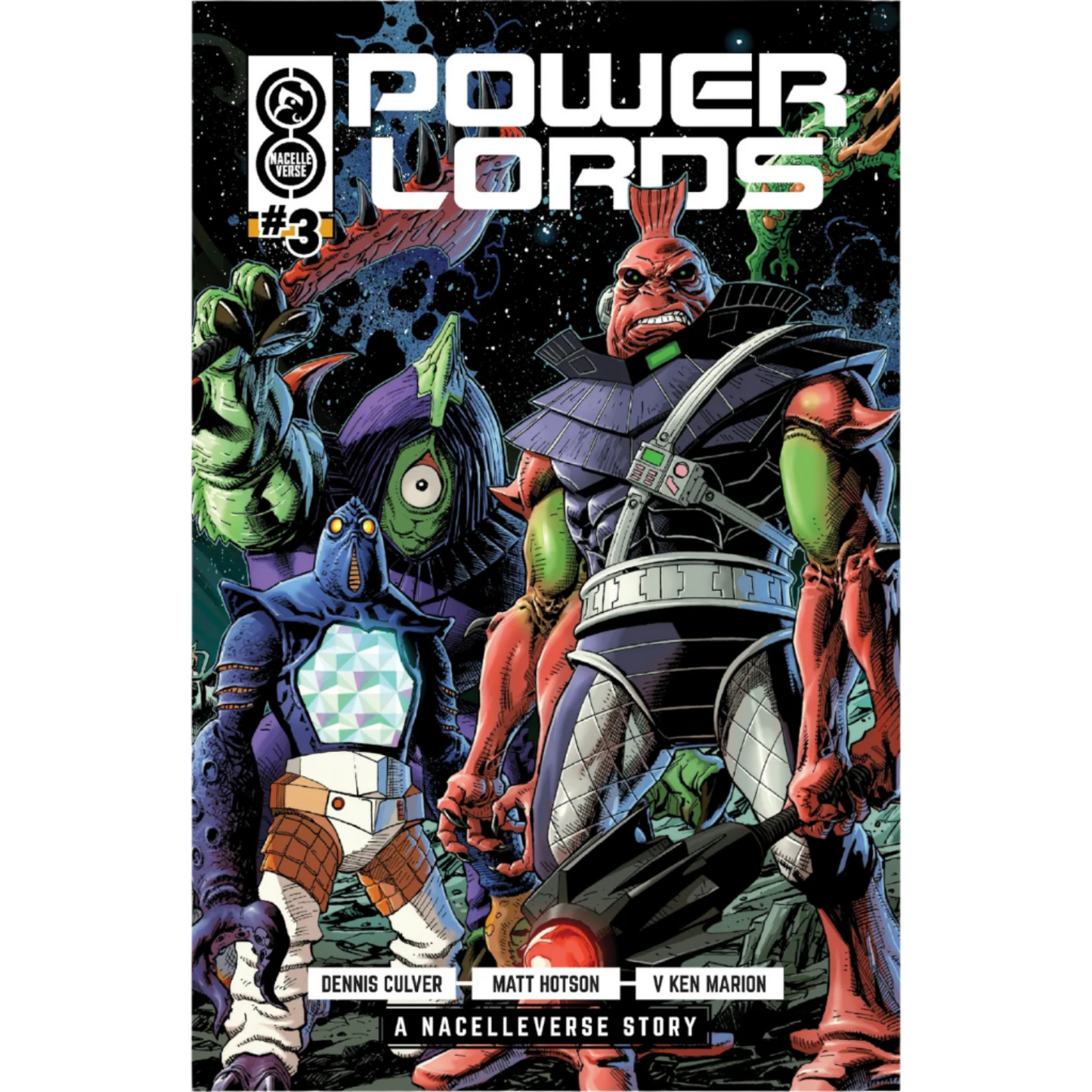 Cómic Power Lords #3 - Portada A de Dustin Weaver