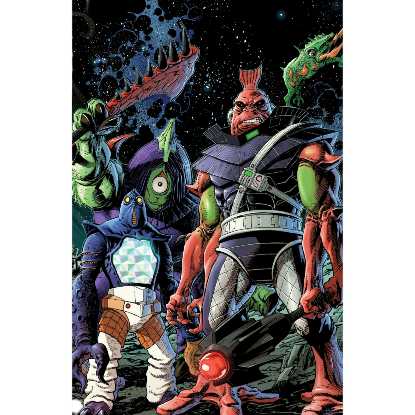 Cómic Power Lords #3 - Portada D de Dustin Weaver, escala 1:10, variante de arte completo