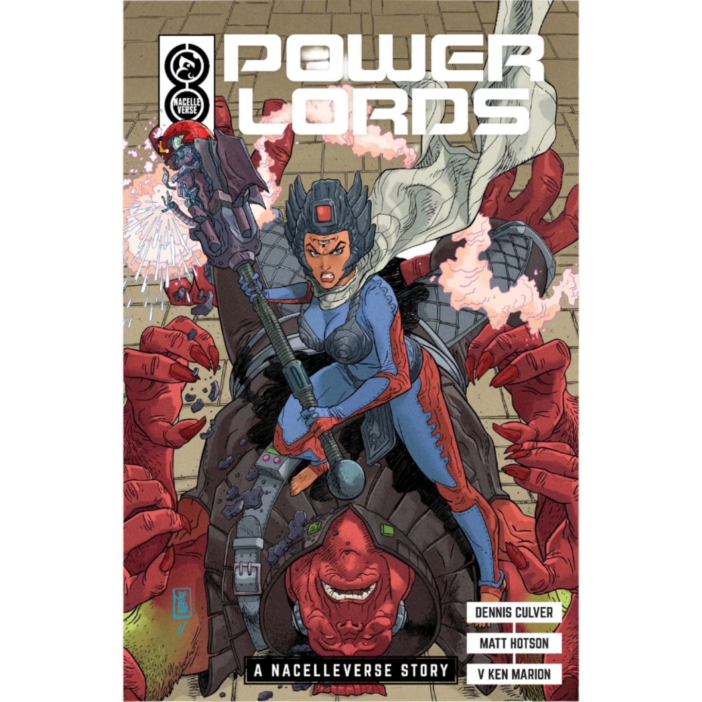 Cómic Power Lords #3 - Portada E de AJ Jothikumar (variante 1:20)