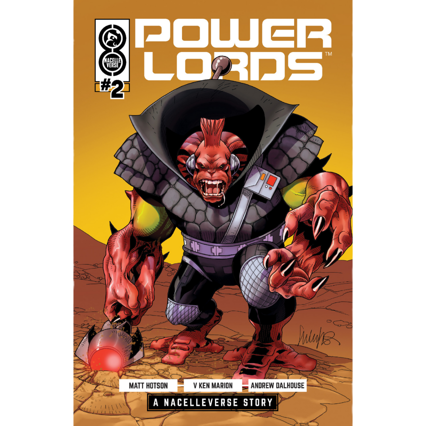 Power Lords #2 Serietidning - Omslag B Av Salvador Larroca