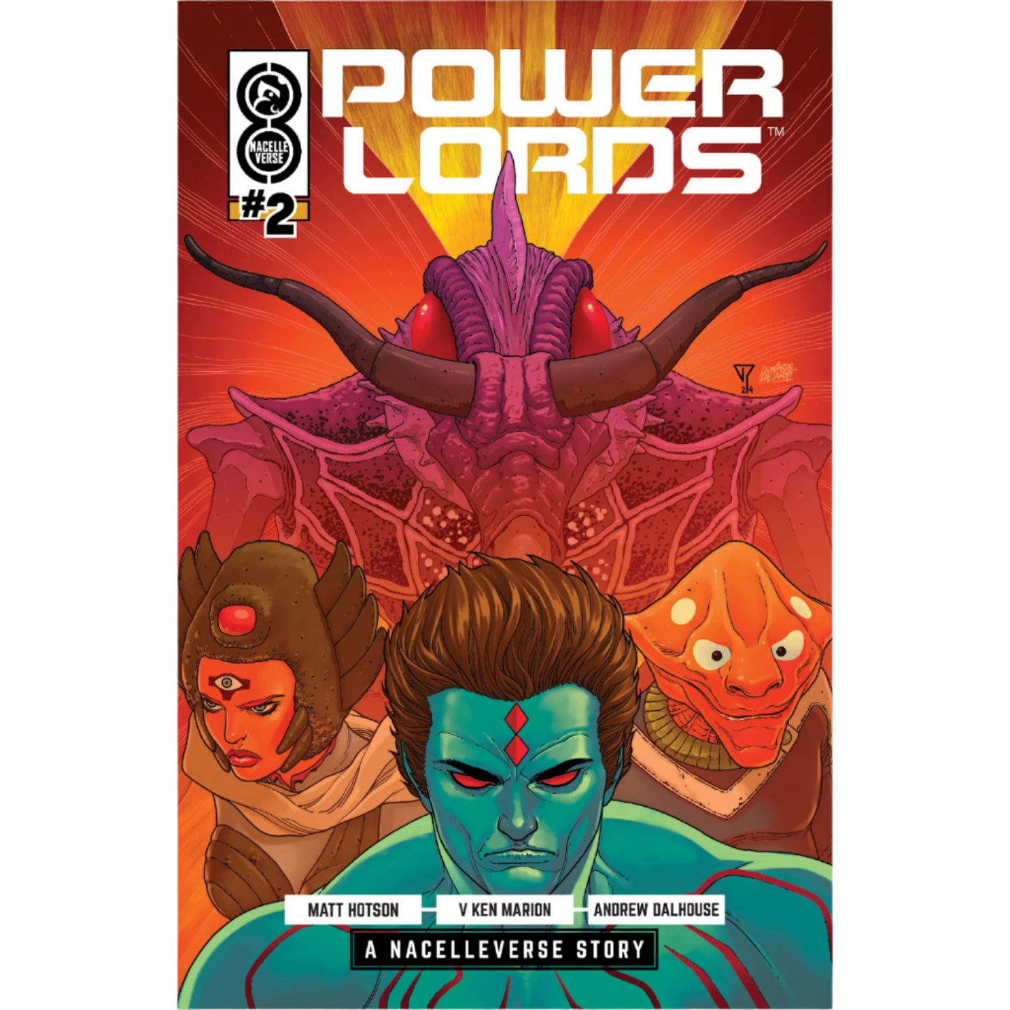 Power Lords #2 Serietidning - Omslag C Av Francis Portela