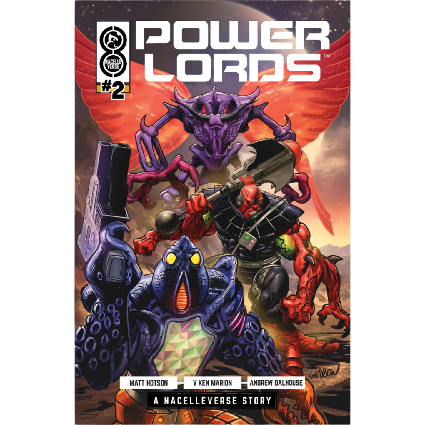 Power Lords #2 Serietidning - Omslag E av Juan Gedeon 1:20 Variant