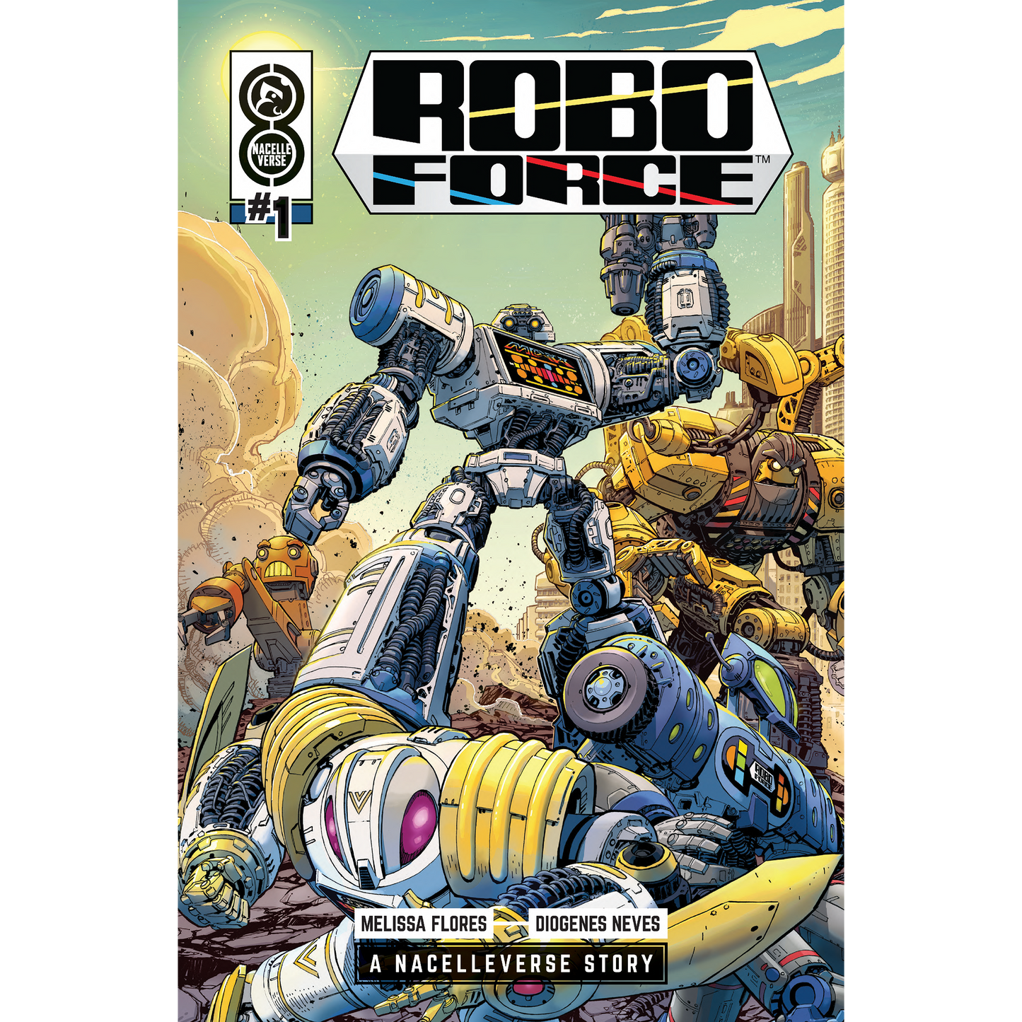 Cómic RoboForce #1 - Portada A de Dustin Weaver