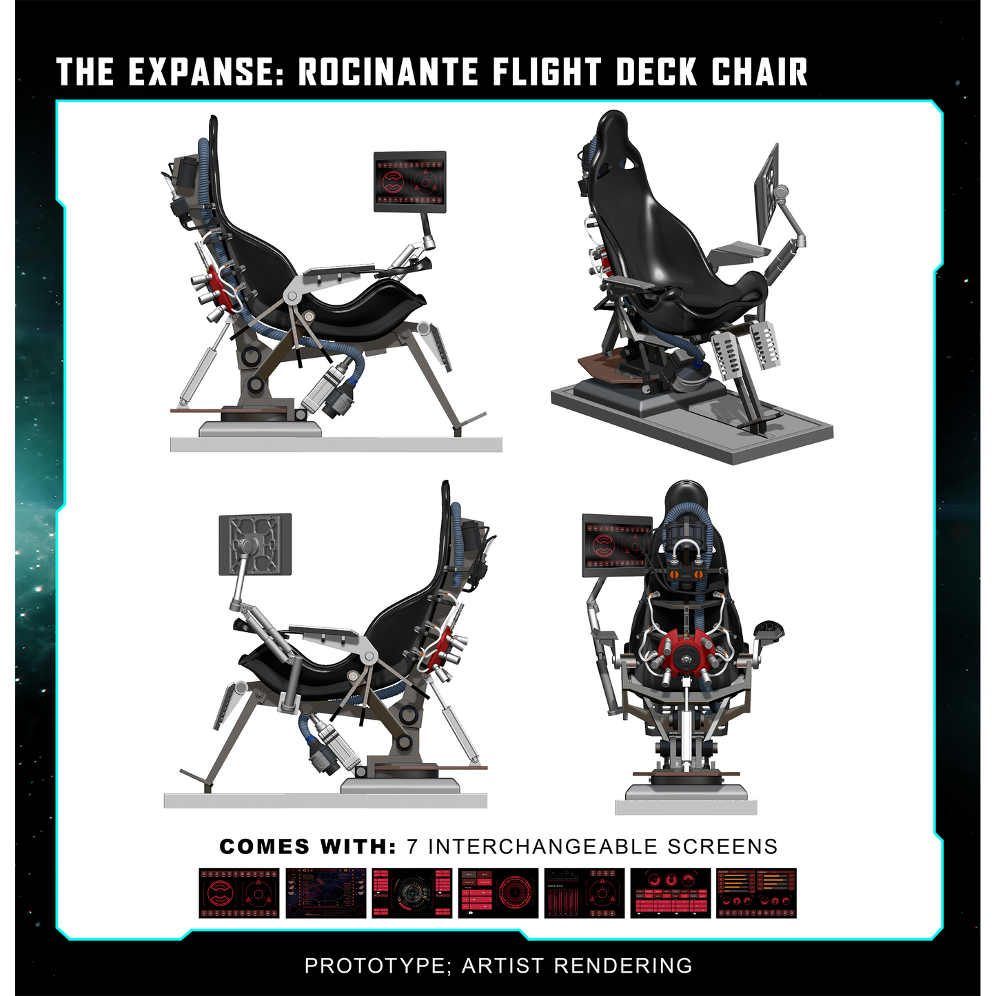 THE EXPANSE - Rocinante flygdäcksstol