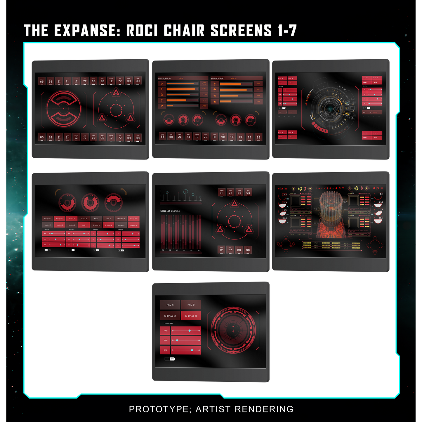 THE EXPANSE - Rocinante flygdäcksstol