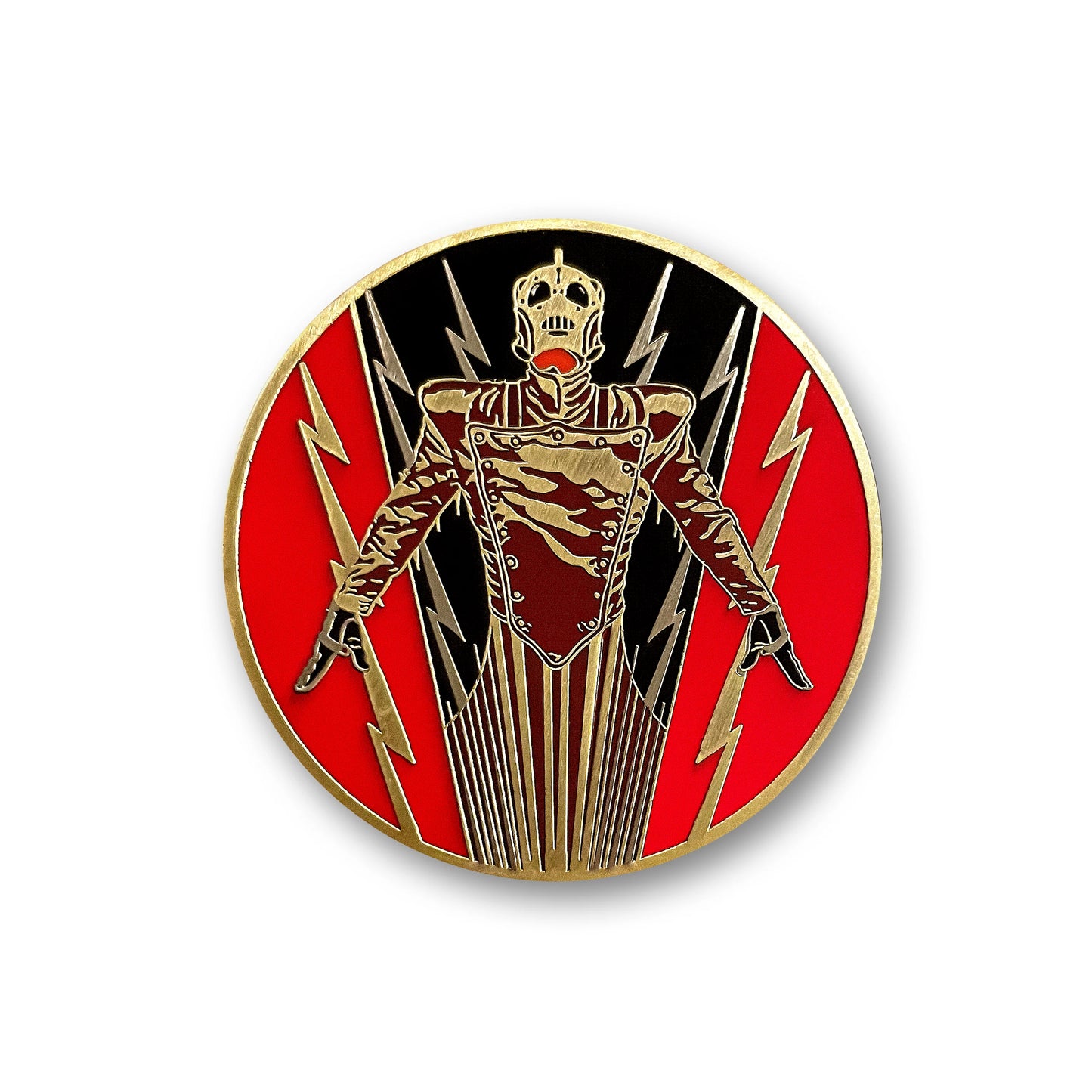 Moneda coleccionable "Lightning" de Rocketeer