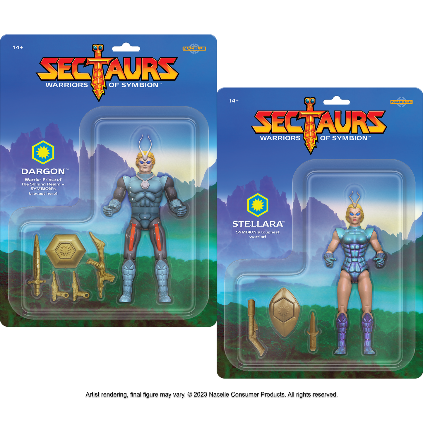 Sectaurs Wave 1 Stellara & Dargon - CASE