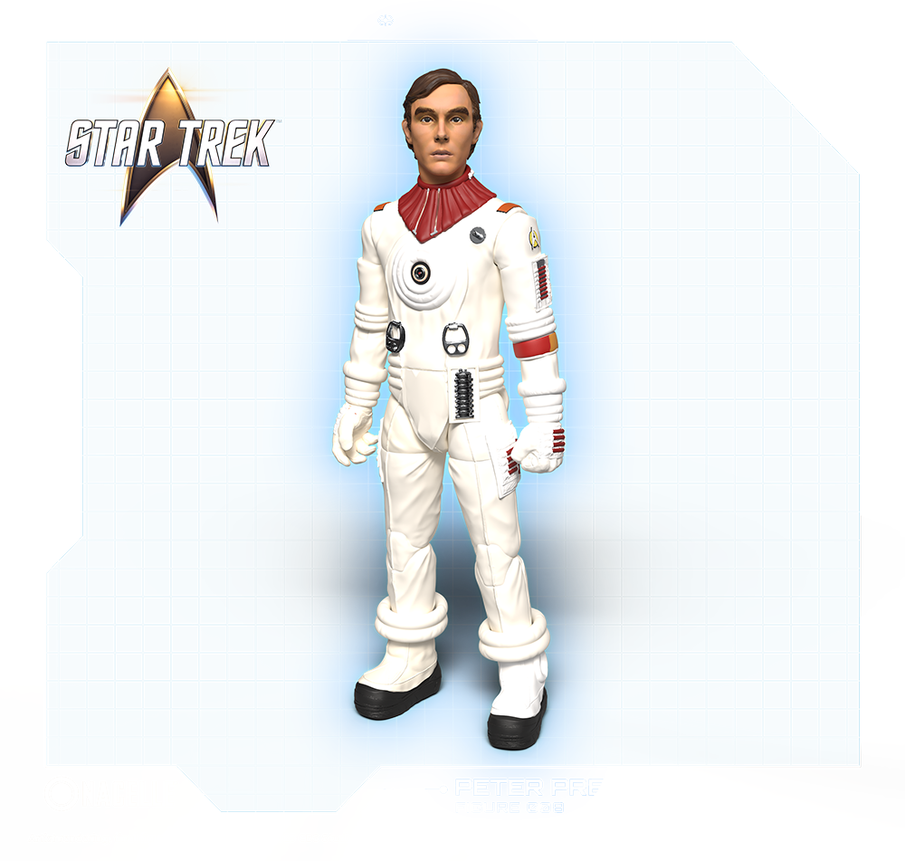 【10994 11113】スタートレックフィギュア５体 トランスポータシリーズ Peter Preston Action Figure - Star Trek II: The Wrath of Khan
