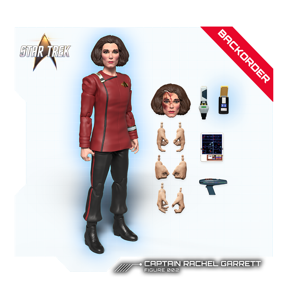 Captain Rachel Garrett Action Figure - Star Trek: The Next Generation - "Yesterday's Enterprise"