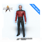 Figura de acción del Capitán Jellico - Star Trek: La Nueva Generación