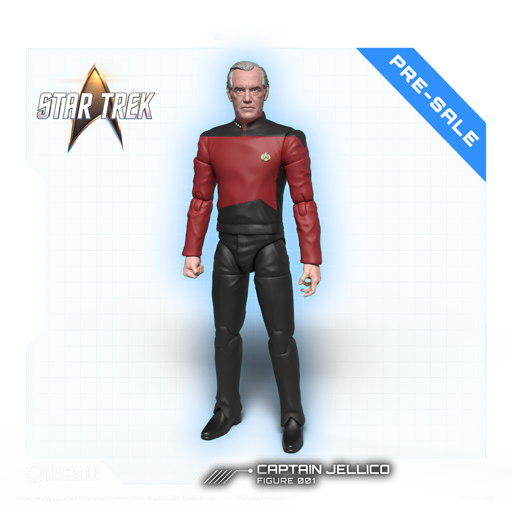 Kapten Jellico actionfigur - Star Trek: The Next Generation