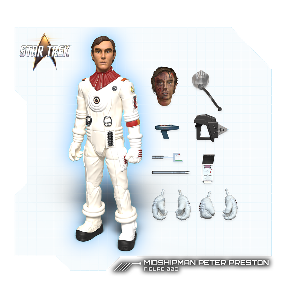 Peter Preston Actionfigur - Star Trek II: Khans vrede