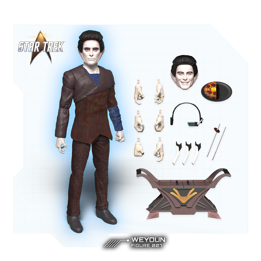 Figura de acción de Weyoun - Star Trek: Espacio Profundo Nueve