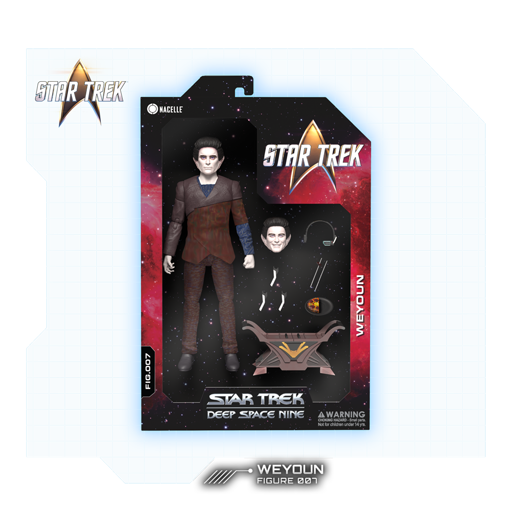 Figura de acción de Weyoun - Star Trek: Espacio Profundo Nueve
